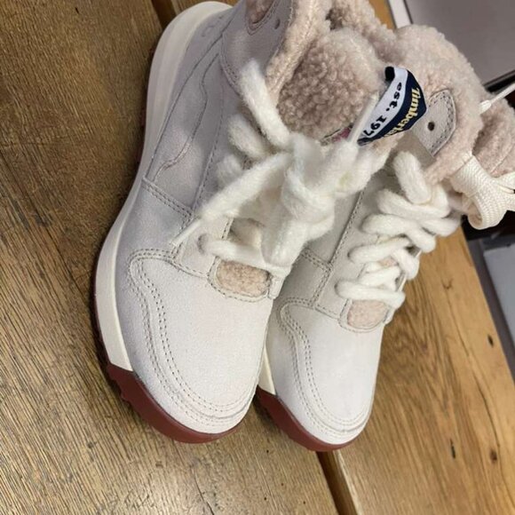 TIMBERLAND WOMEN'S RETRO SWIFT HIGH TOP LACE SNEAKE NATURAL SUEDE A431J-EUP - Picture 5 of 8